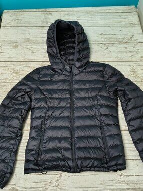 TNA Black Botanie Super Light Packable Down Puffer Jacket